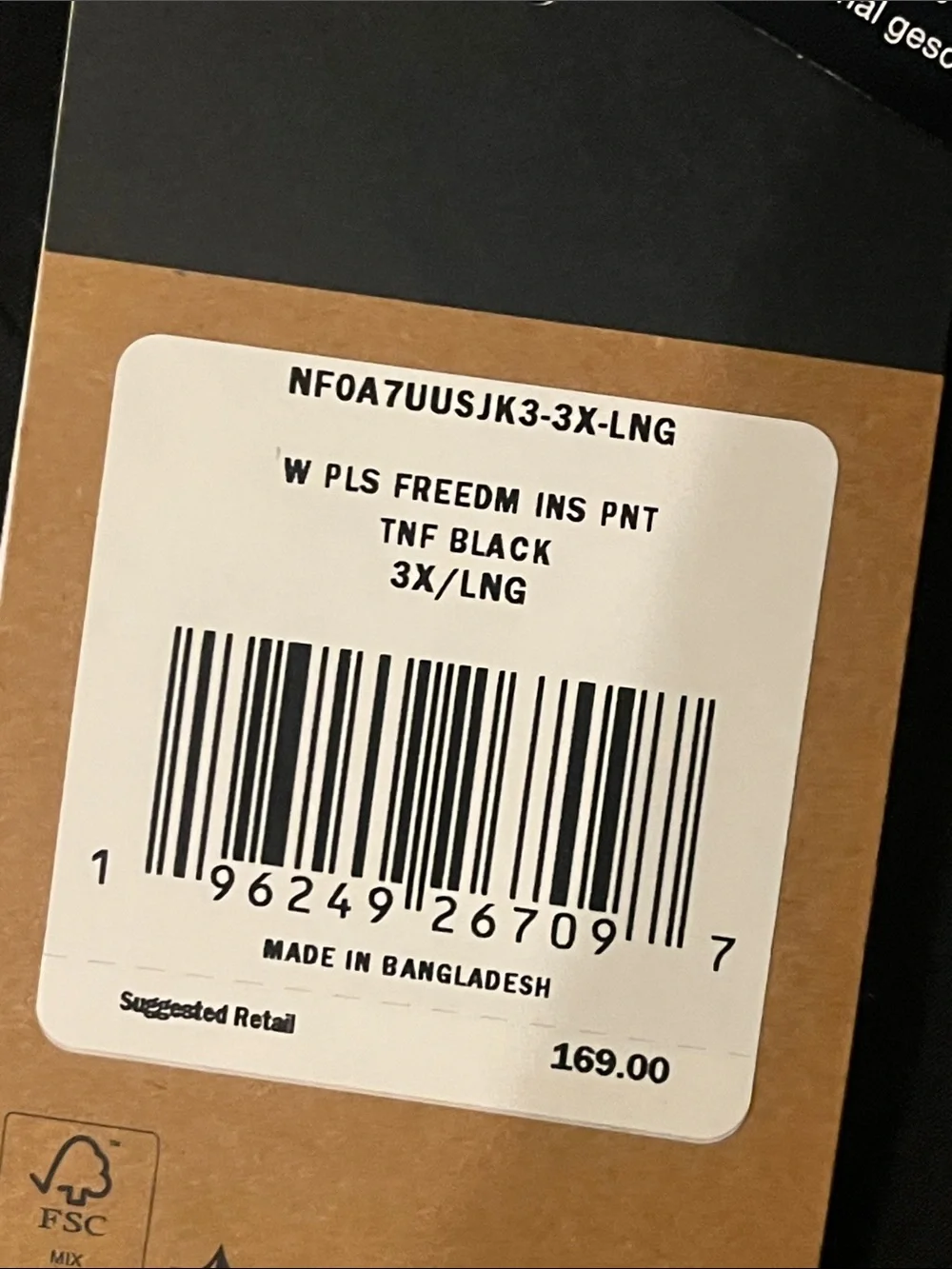 The North Face Freedom Insulated Ski Pants Snow black Plus Women’s Size 3X Long_12